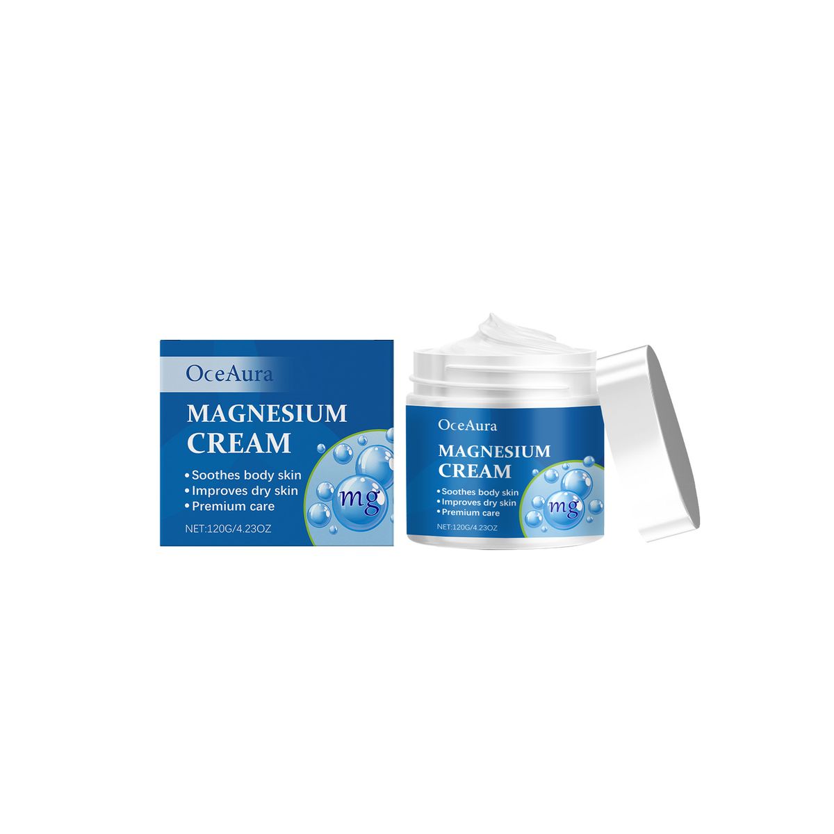 OceAura Magnesium Nourishing Comfortable Skin Bedtime Moisturizing Restful Sleep Care Cream_voghion.com