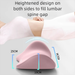 【Xiaobian Recommendation】Bed Sleeping Pillow Ergonomic Support Lumbar Spine Flat Lying Artifact Waist Cushion Sleep_voghion.com