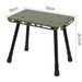 Tragbarer taktischer Doppelnutzungs-Teleskop-Klapptisch für den Außenbereich, kleiner Rucksack-Roadtrip, Picknick-Angelhocker_voghion.com