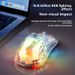 Digitex Digitex Forerunner Q8 Transparent Crystal Gaming Matte Wired Wireless Silent Six-Level Adjustment Mouse_voghion.com