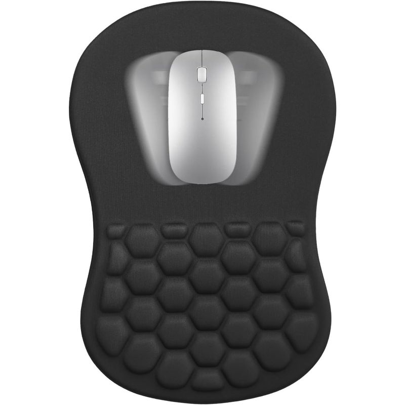 [Žhavé výprodeje] Ergonomická podložka pod myš s oporou zápěstí - PU kůže, protiskluzová základna, design proti bolesti, vhodné pro domácí kancelář a notebooky_voghion.com