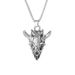 European And American Jewelry, Retro Personality Fashion Hexagram Cow Skull Pendant Men's Necklace_voghion.com