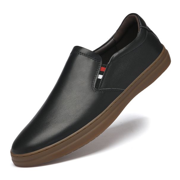 British Board Shoes Are Simple And Comfortable, Trendy With Small Leather Shoes, Work Shoes_voghion.com