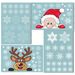 4 Sheets Christmas Window Clings Snowflake Snowman Moose Elk Pattern Window Decals Reusable Static Stickers For Christmas Holiday Birthday Home Decoration_voghion.com