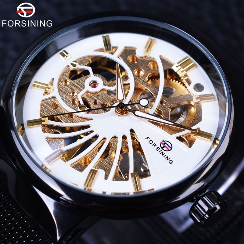 Forsining Fashion Luxe Dunne Kast Unisex Ontwerp Waterdichte Herenhorloges Kleine Wijzerplaat Topmerk Luxe Mechanische Skeleton Horloges_voghion.com