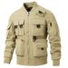 "Men's Tactical Bomber Jacket – Waterproof Military Flight Coat With Utility Pockets (M-6XL, Black/Army Green/Khaki/Navy)"_voghion.com