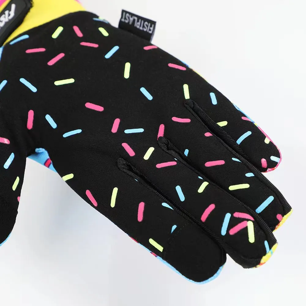 FISTPLAST Mountain Bike Wear Resistant Rainbow Touchscreen Off Road Motorcycle Riding Gloves_voghion.com