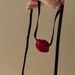 Fabric Streamer Rose Necklace 2025 New Ins Sweet Temperament Fashion Neck Chain Design Sense Niche Item Jewelry_voghion.com