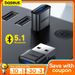 Baseus USB Bluetooth Adapter Dongle Adaptador Bluetooth 5.1 For PC Laptop Wireless Speaker Audio Receiver USB Transmitter_voghion.com