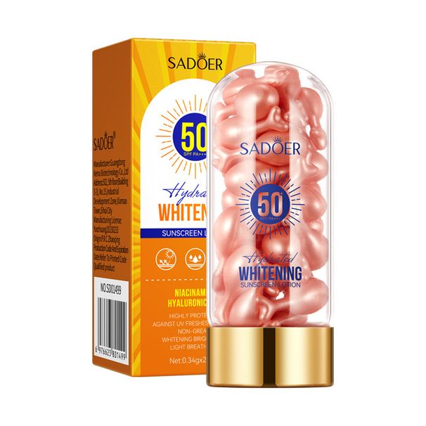 Whitening Lotion 0.34g*25pcs Hydrating Lightweight Isolation Sunscreen Cream_voghion.com