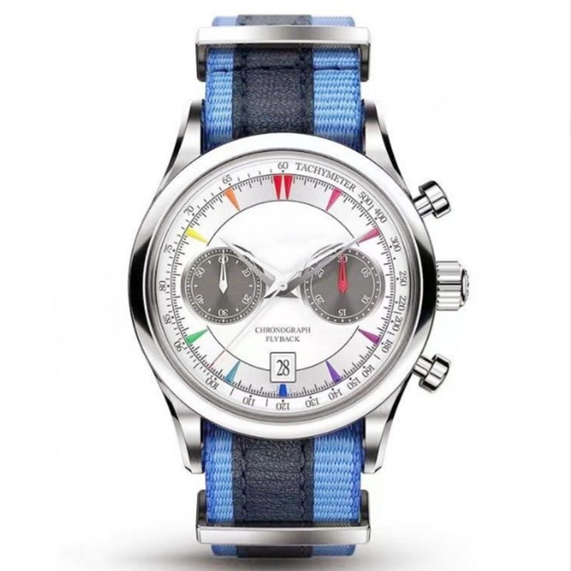 Men's Business Five-hand Quartz Casual Wristwatch_voghion.com