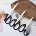 Stainless steel small scissors office stationery scissors paper-cut scissors bangs thread scissors hand-cut paper-cut household_voghion.com