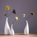 Nordic Minimalist White Ceramic Vase - Burnt Texture & Dry Flower Display For Home Decor
_voghion.com