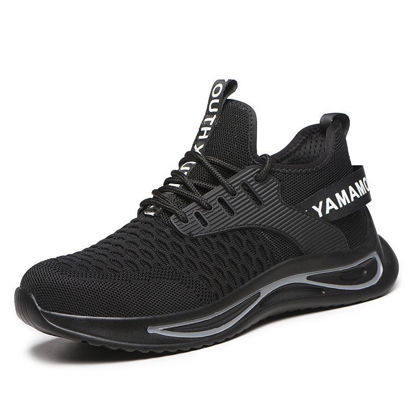 Anti-smash, anti-puncture, four-season anti-odor, breathable, lightweight, wear-resistant steel toe-toe construction site work shoes_voghion.com