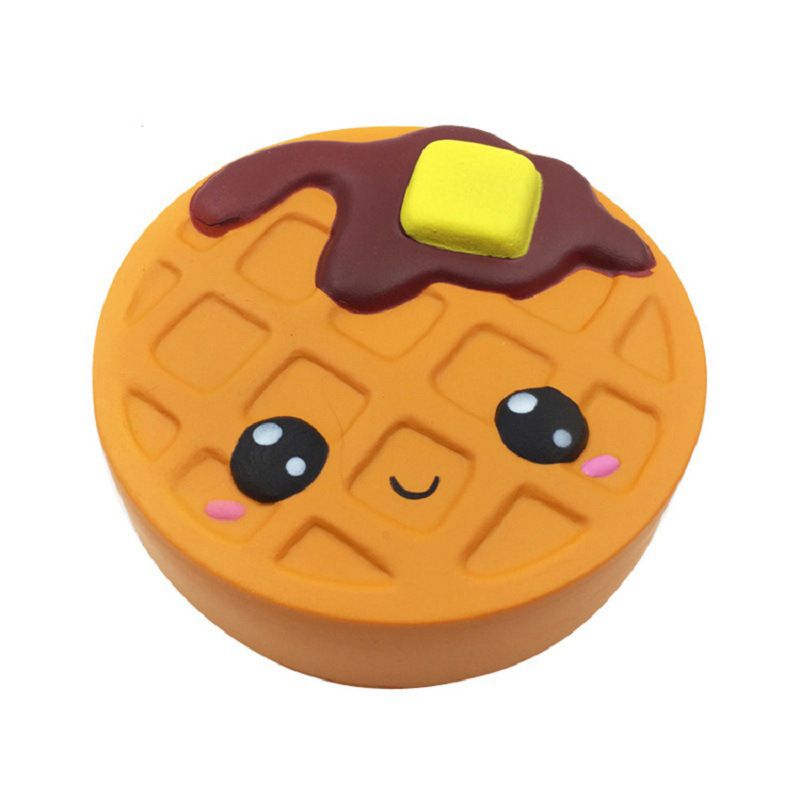 Squishy de espuma con forma de galleta de chocolate, rebote lento, simulación de comida suave, juguetes para niños_voghion.com