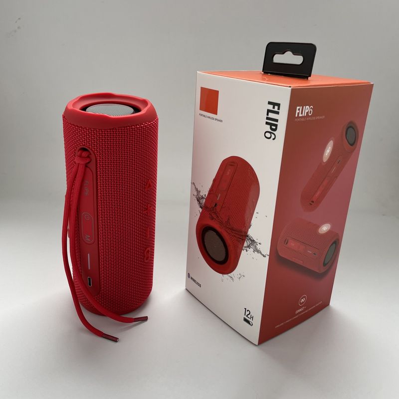 Flip6 Vattentät Utomhushögtalare med TF-kortplats Trådlös Mini Bärbar Partyhögtalare med Subwoofer och Bluetooth_voghion.com