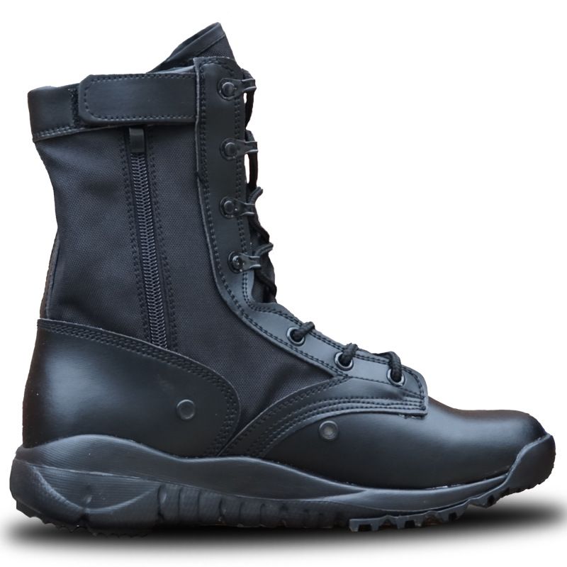 Tactical Boots For Men & Women - High Top Military Boots With Zipper, Lightweight & Breathable For Outdoor, Hiking, Running & Combat Training_voghion.com