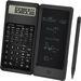 Solar-Powered Scientific Calculator With Writing Pad - 12-Digit Display, Dual Power (Battery & Solar), Portable & Lightweight For Students, Office_voghion.com