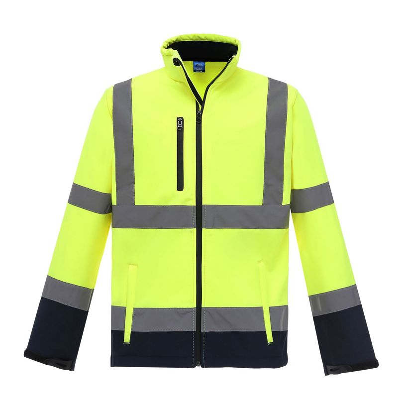 Cross Border In Stock, Winter Warm Composite Fleece Jacket, Waterproond Cold Warning Reflective Jacket_voghion.com