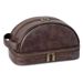Retro Men's Portable Toiletry Bag – High-End Large Capacity Cosmetic Storage, Waterproof Travel Dopp Kit for Grooming Essentials_voghion.com