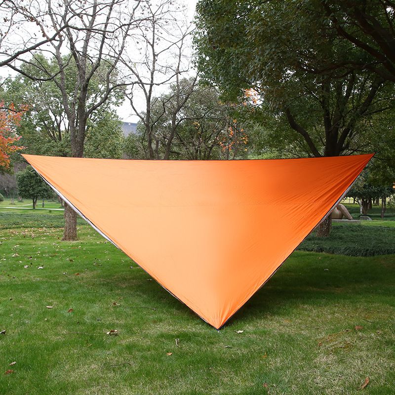 portable outdoor sunshade waterproof fishing outdoor camping triangular canopy sunshade mountaineering camping supplies_voghion.com