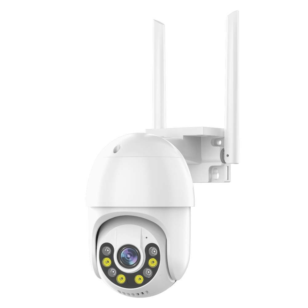 Telecamera di sorveglianza Xiongmai a cupola per esterni con visione notturna HD wireless a 360 gradi ICSEE per monitoraggio remoto mobile domestico_voghion.com