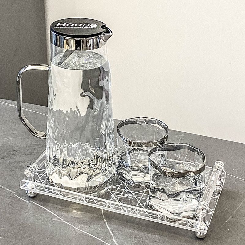 Σετ φλιτζάνι νερού για έπιπλα σπιτιού στο σπίτι ελαφρύ πολυτελές ποτήρι απλό αδιάβροχο σκεύος μέσα σε φλιτζάνι τσαγιού τσαγιέρα συνδυασμό σετ τσαγιού_voghion.com