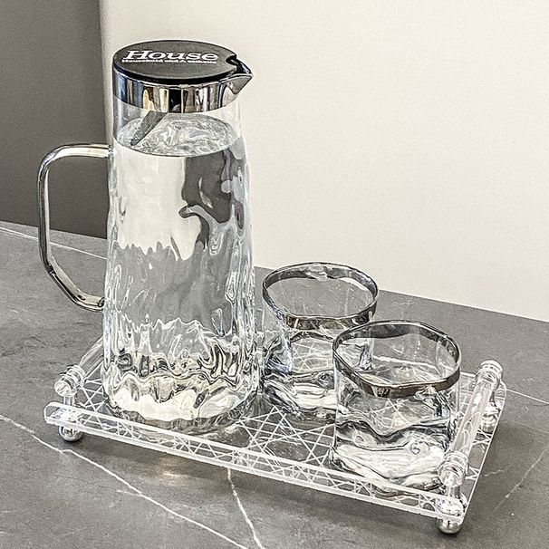 Σετ φλιτζάνι νερού για έπιπλα σπιτιού στο σπίτι ελαφρύ πολυτελές ποτήρι απλό αδιάβροχο σκεύος μέσα σε φλιτζάνι τσαγιού τσαγιέρα συνδυασμό σετ τσαγιού_voghion.com