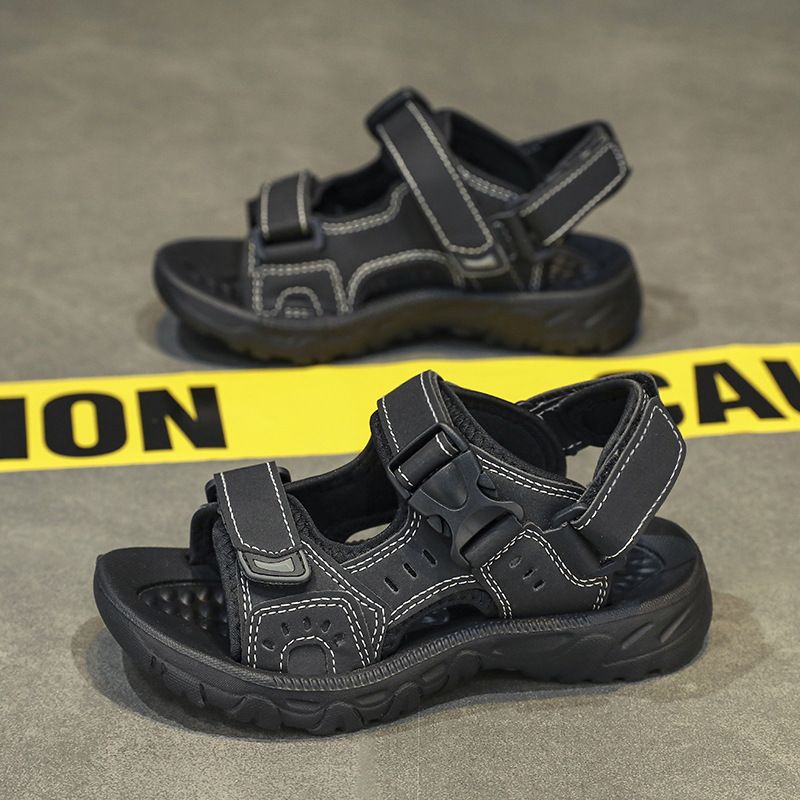 Children's Shoes Boys Soft Soled Sandals Summer Comfortable Outdoor Casual Sandals For Middle And Large Children Boys Beach Shoes_voghion.com