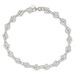 Sterling Silver 10inch Fancy Polished Anklet_voghion.com