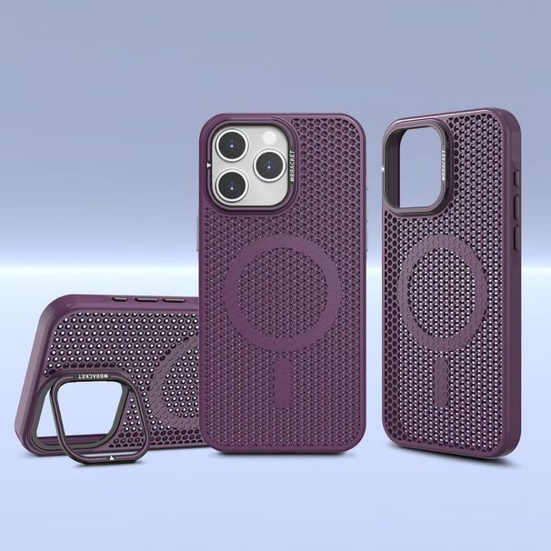 Phone Case & Covers High Grade Sense Of Dimensional Web Lens Holder Suitable For Iphone15/16promax Mobile Phone Case Breathable Heat Dissipation_voghion.com