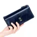 Free Shipping Designer Oil Wax Long Genuine Leather Multi-card Slot Card Holder Cowhide Multi-function Wallet Phone Bag_voghion.com