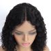 Deep Wave 4x4 Lace Closure Short Bob 100% Human Hair Jerry Curly Transparent Lace Wig_voghion.com