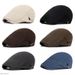 Neu eingetroffen Flache Baskenmütze aus Baumwolle, verstellbar, atmungsaktiv, Irish Cabbie Ivy, Golf, Fahren, Jagd, Entenschnabelmütze, neue Mode, Zeitungsjungenhüte_voghion.com