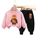 "Boys' Casual Two-Piece Sweatsuit Set – Comfortable Cotton Hoodie & Jogger Pants For Spring & Autumn (Ages 3-8, Multiple Colors)"_voghion.com