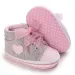 Chaussures pour bébé fille avec nœud en dentelle et pois imprimés, baskets montantes Littlesprouts décontractées à semelle souple pour nouveau-né_voghion.com
