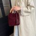 Frosted Texture Bucket 2025 Autumn New Women's Suede Handbag Fashion Tassel Small Tote Bag_voghion.com