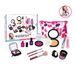 Make-up-Spielzeugset für Mütter und Kinder, Mini-Handtasche, Kosmetik-Zubehör-Set mit realistischem Lippenstift, Lidschatten und Nagellack, Rosa_voghion.com