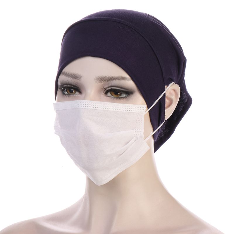 Women's Clothing Flat Brim Hat With Pierced Ears Small Hat Bottom Hat_voghion.com