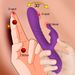 Dildo Vibratori Coniglio per le donne Potente stimolatore del clitoride del punto G Mimic Finger Wiggling Giocattoli del sesso femminile_voghion.com
