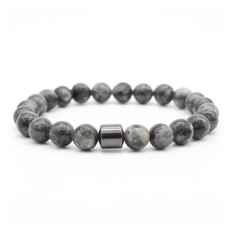 Helmillä koristeltu rannekoru Magneettinen koristeellinen elastinen köysi venyvä All-match stressiä lievittävä lahja 8mm luonnonkivi Tiger Eye Helmet parantava rannerengas Life_voghion.com