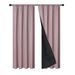 100% Blackout Curtains For Living Room - Rod Pocket Sun Blocking Thermal Insulated Drapes - Modern Style (Multiple Sizes & Colors)_voghion.com