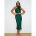 Women's Clothing Fashion Satin Design Slit Dress Sexy Backless French Evening Dress_voghion.com