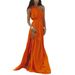 Damenbekleidung Mode Neue Strandurlaub Seil Einfarbig Kleid Bluse_voghion.com