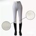 Leggings elastici aderenti casual per equitazione all'aperto con granuli di silicone_voghion.com