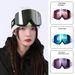 Large cylindrical ski goggles with magnetic exchange and double-layer anti fog ski goggles that can be used for myopia_voghion.com