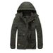 Winter New Men's Fleece Thickened Jacket Medium And Long Hooded Jacket_voghion.com