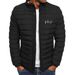 Herbst Winter Neue Einfarbige Jacke Einfache Und Elegante männer Baumwolle Mantel_voghion.com