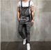 Men's denim overalls, suspenders, jeans rompers_voghion.com