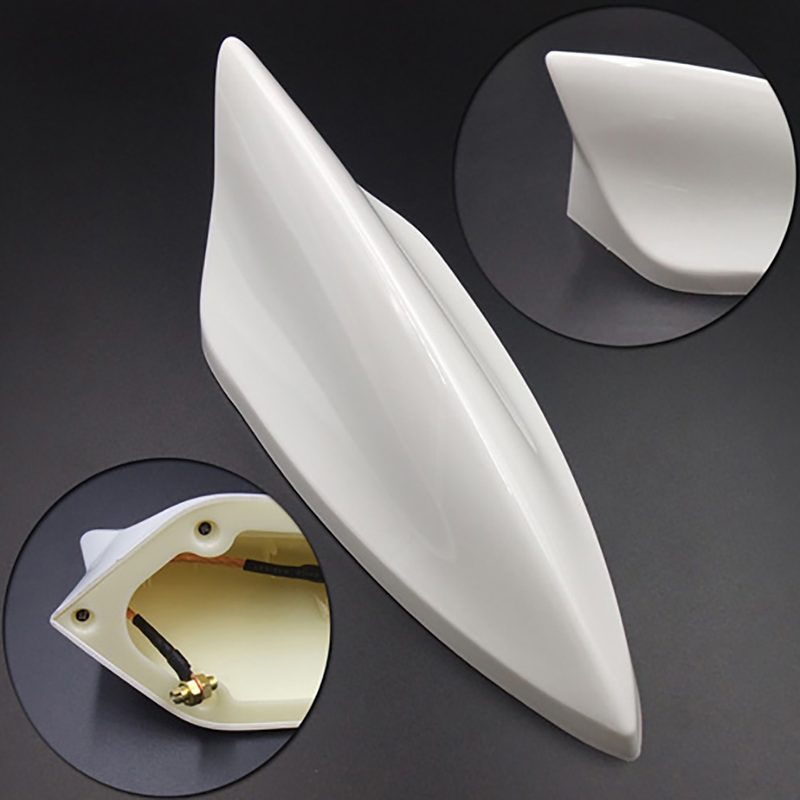 Yuanmheng Stylish Universal Auto Car Roof Shark Fin Signal Antenna FM/AM Radio Aerial_voghion.com